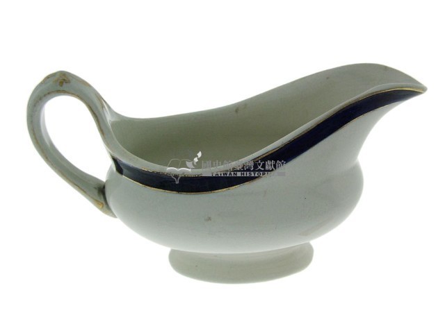 白地黑邊廣口執耳流嘴壺(多組)藏品圖，第4張