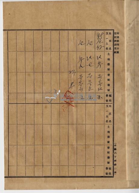 大正二年四月二十四日打貓南堡新庄仔庄陳承對胎借金證書藏品圖，第14張