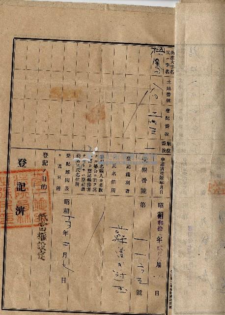 昭和十六年黃張氏鳳抵當權設定金錢借用證書藏品圖，第5張