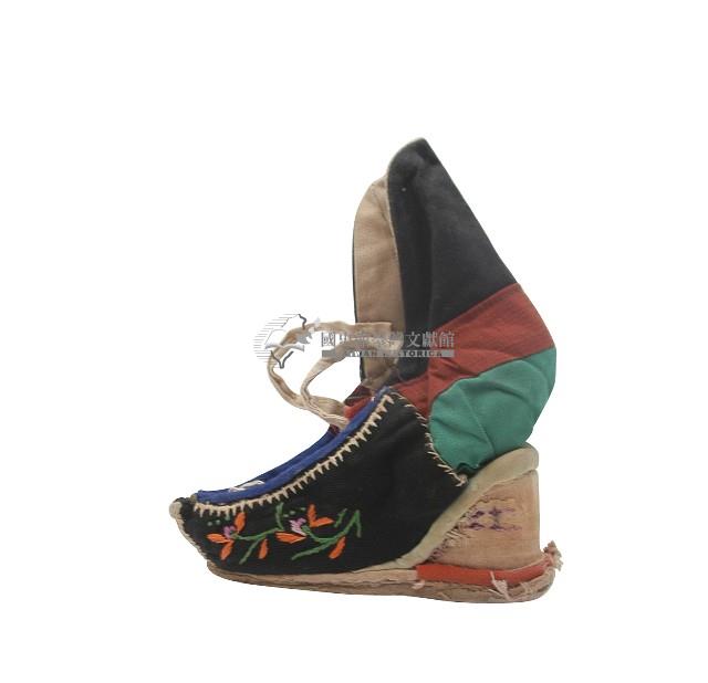 多色拼布加高式三寸金蓮一對藏品圖，第5張