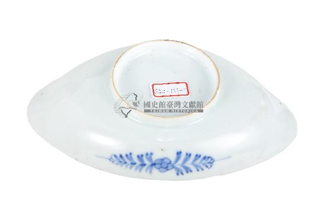 青花鮕魚藻紋崚型瓷盤藏品圖，第2張