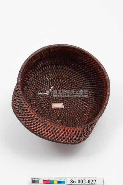 籐製短沿圓帽藏品圖，第2張