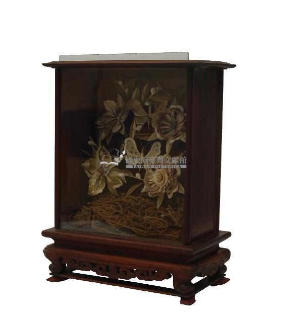 木製客家絲花斗櫃藏品圖，第2張