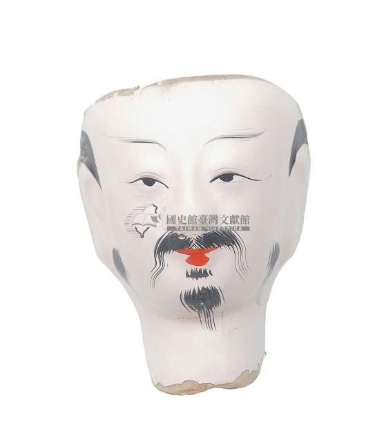 紙紮人臉孔紙糊面具藏品圖，第2張