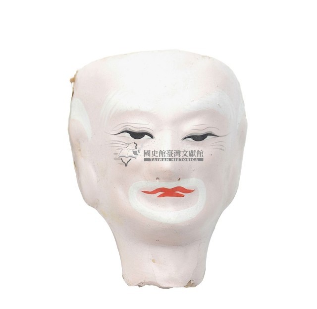 紙紮人臉孔紙糊面具藏品圖，第2張