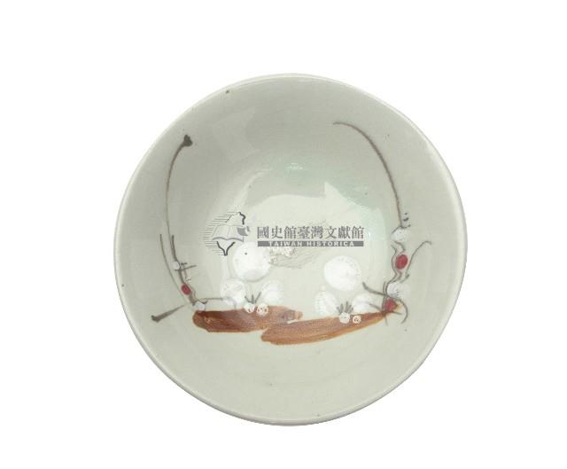彩繪梅花紋碗藏品圖，第2張