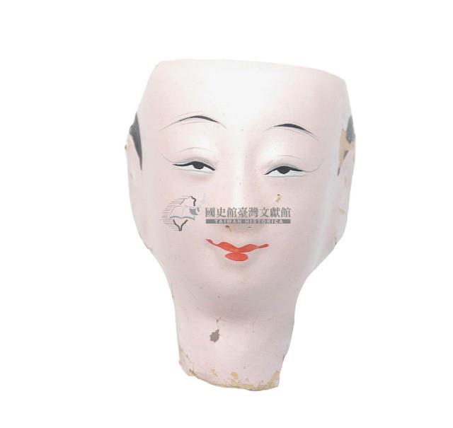紙紮人臉孔紙糊面具藏品圖，第2張