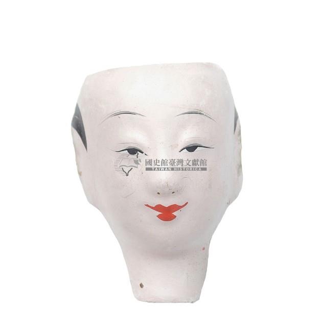 紙紮人臉孔紙糊面具藏品圖，第2張
