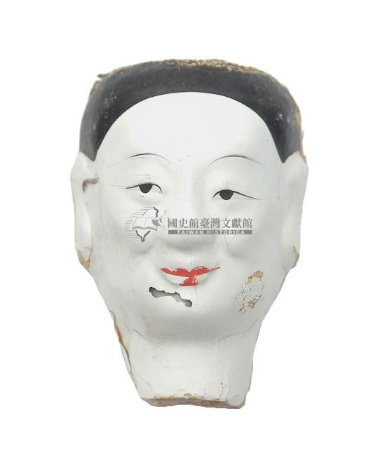 紙紮人臉孔紙糊面具藏品圖，第2張