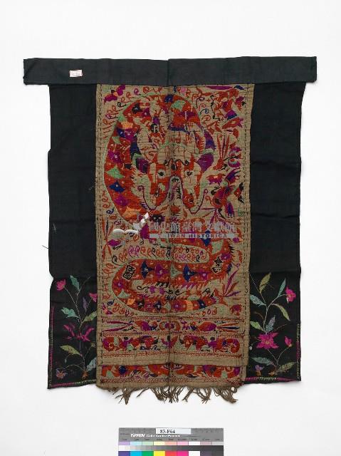 中國施洞苗族黑底夾織圍腰藏品圖，第2張