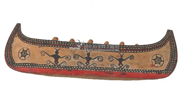 雅美族六人座船模型藏品圖，第2張