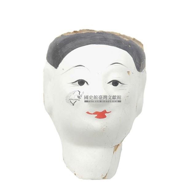 紙紮人臉孔紙糊面具藏品圖，第2張