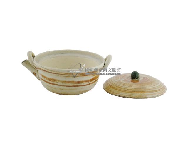 褐釉蓋碗壺藏品圖，第2張