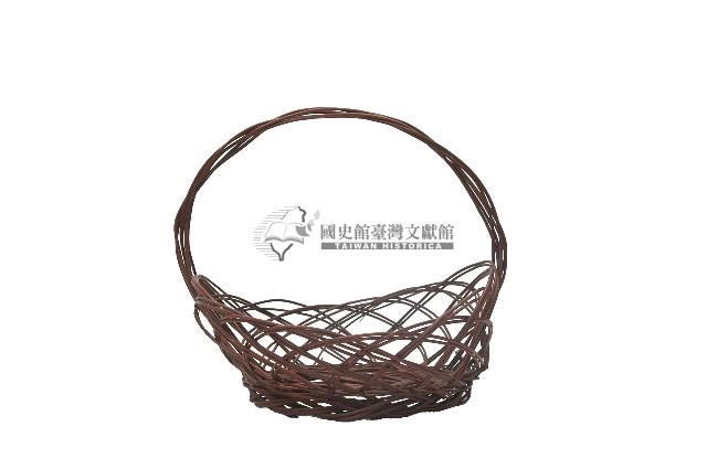 隋圓形鏤空手提竹籃藏品圖，第2張