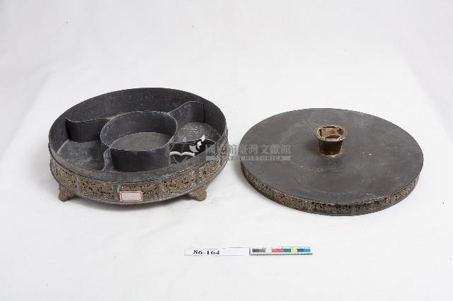 敬神用甜料鎏金錫器藏品圖，第2張