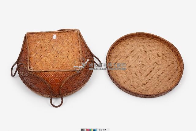 籐編圓盒及方盒藏品圖，第2張