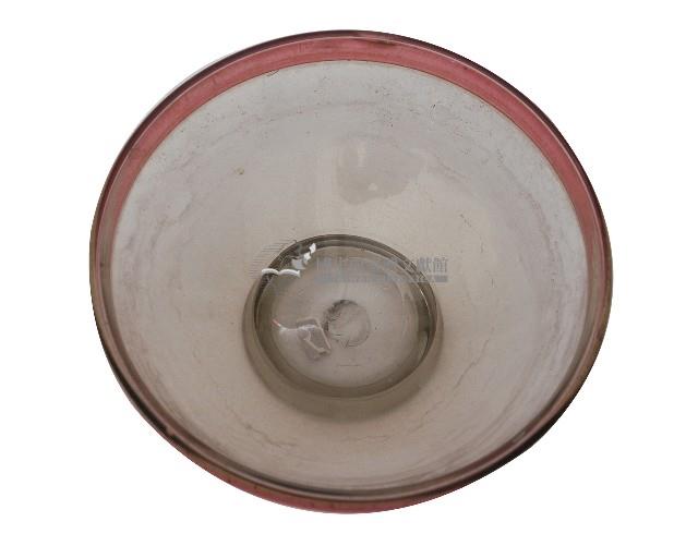 淡紅色唇口玻璃碗藏品圖，第2張