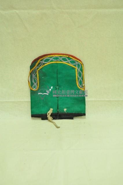 河南戲服綠色道具帽藏品圖，第2張