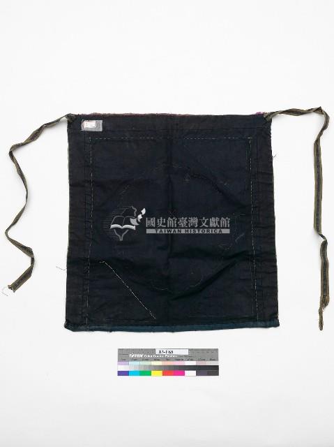 中國黎平侗族方形黑底刺繡背扇藏品圖，第2張