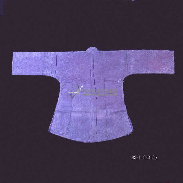 藍紫色素面婦女衫藏品圖，第2張