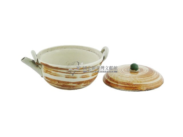 褐釉蓋碗壺藏品圖，第2張