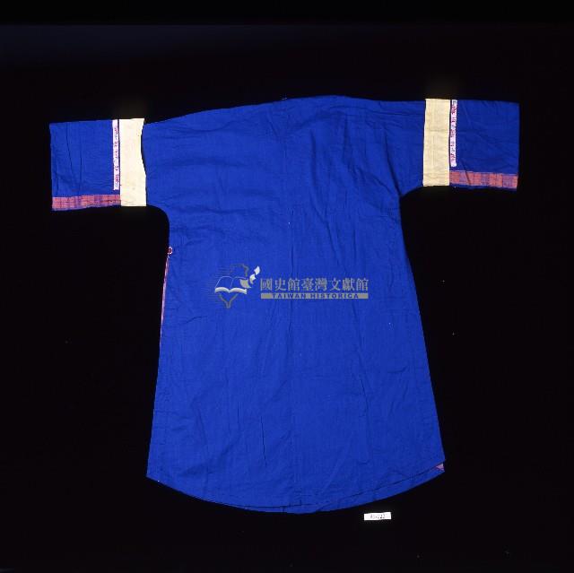 藍色素面客家女長衣藏品圖，第2張