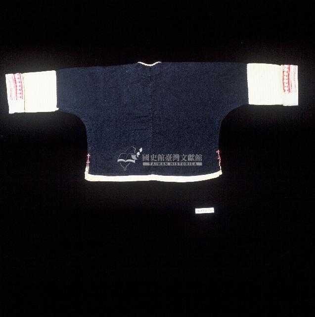 排灣族織紋深色長袖上衣藏品圖，第2張