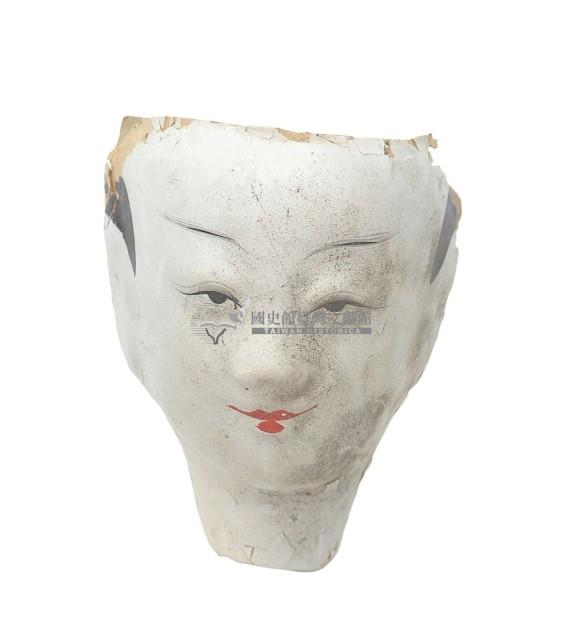 紙紮人臉孔紙糊面具藏品圖，第2張