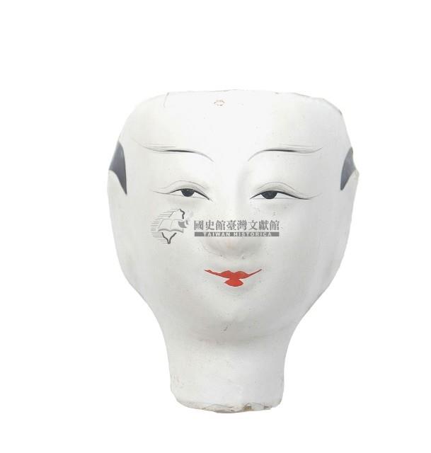 紙紮人臉孔紙糊面具藏品圖，第2張