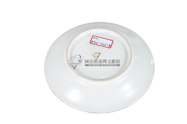 金口卷草紋白地瓷盤藏品圖，第2張