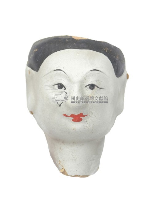 紙紮人臉孔紙糊面具藏品圖，第2張