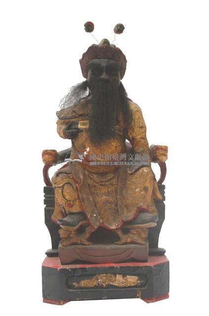 木雕池府王爺像藏品圖，第2張