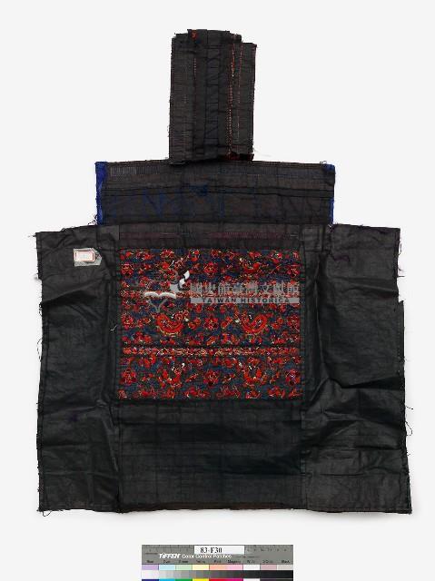 中國施洞苗族黑底紅刺繡繡片藏品圖，第2張