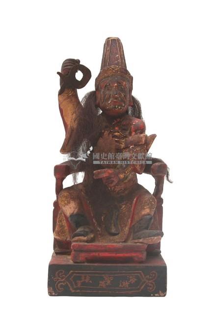 木雕十家將謝將軍像藏品圖，第2張