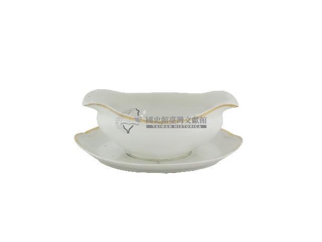 白瓷雙流凹型口湯碗．菱型盤藏品圖，第2張