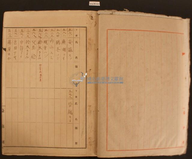 封面題名戰死沙場恩給臺帳之名册藏品圖，第2張