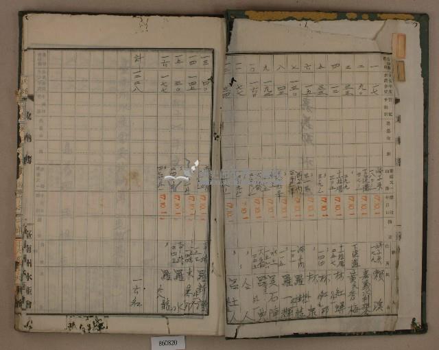 臺南州嘉義郡水產會之會費收納簿二ノ二藏品圖，第2張