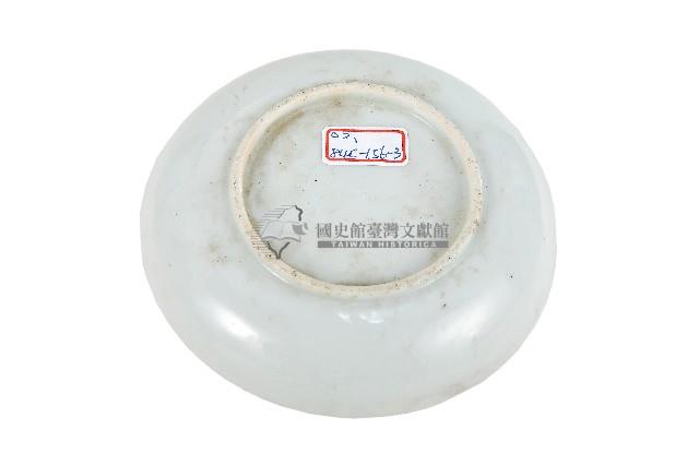 彩繪夕陽山景梅花紋盤藏品圖，第2張