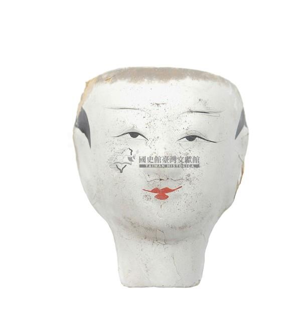 紙紮人臉孔紙糊面具藏品圖，第2張