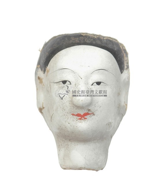 紙紮人臉孔紙糊面具藏品圖，第2張