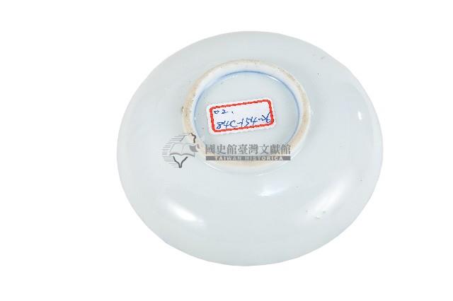 青花曲線蘭花紋盤藏品圖，第2張