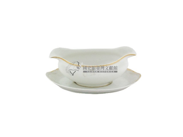 白瓷雙流凹型口湯碗．菱型盤藏品圖，第2張