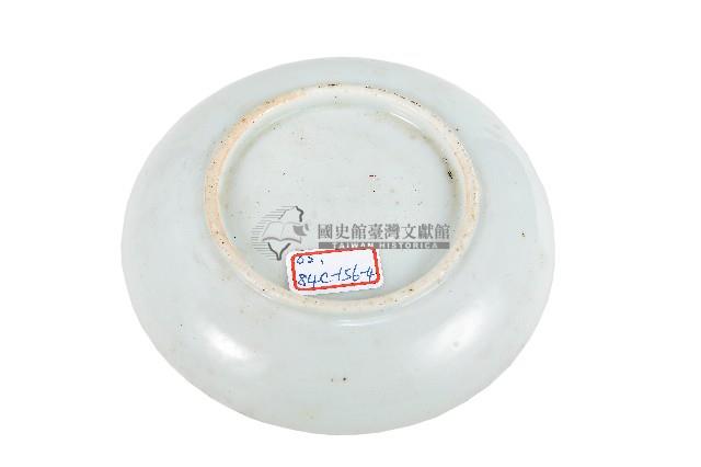 彩繪夕陽山景梅花紋盤藏品圖，第2張