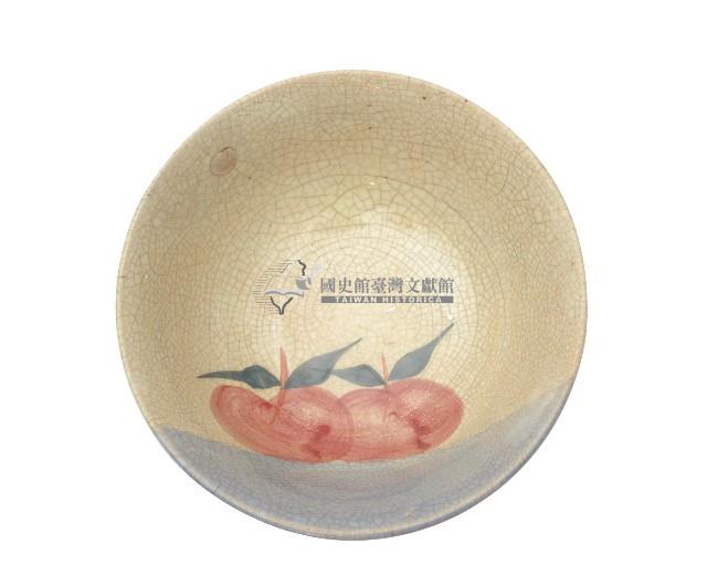 彩繪柿子紋大碗藏品圖，第2張