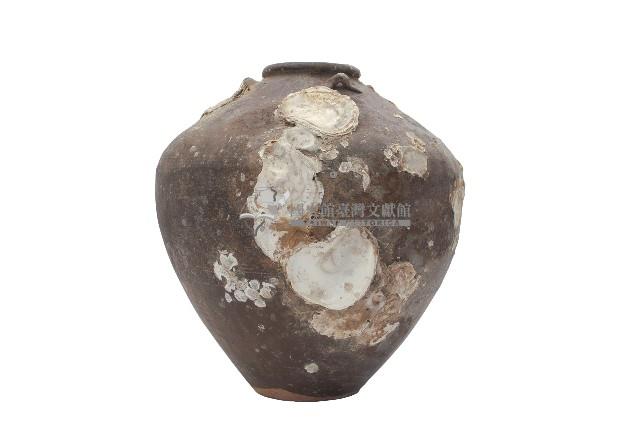 褐釉小口四繫陶罐(海撈陶器)藏品圖，第2張