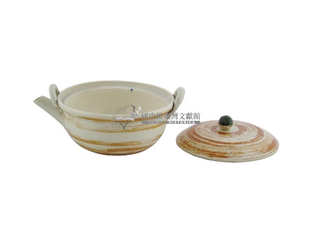 褐釉蓋碗壺藏品圖，第2張