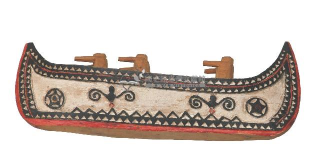 雅美族三人座船模型藏品圖，第2張