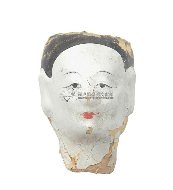 紙紮人臉孔紙糊面具藏品圖，第2張