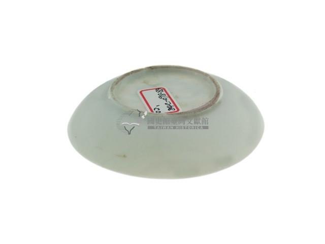 彩繪題詩花草洞石紋瓷碟藏品圖，第2張