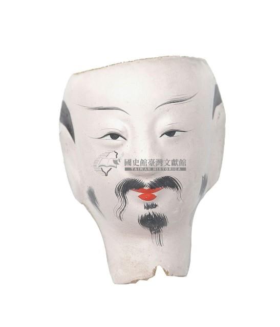 紙紮人臉孔紙糊面具藏品圖，第2張